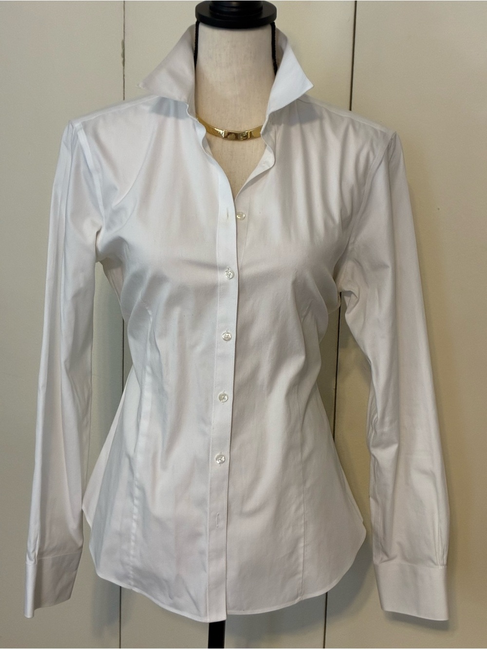 Brooks Brothers Fitted Non-Iron White Button-Down Shirt - Picture 9 of 9